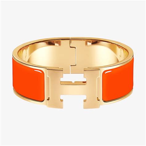 hermes orange clic clac bracelet|Hermes clic clac bracelet sizes.